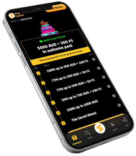 Stay casino sing up bonus